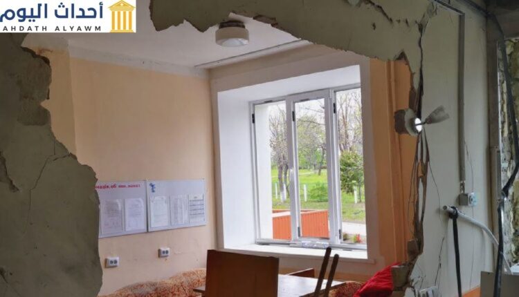 آثار القصف الروسي على المنشآت المدنية في أوكرانيا