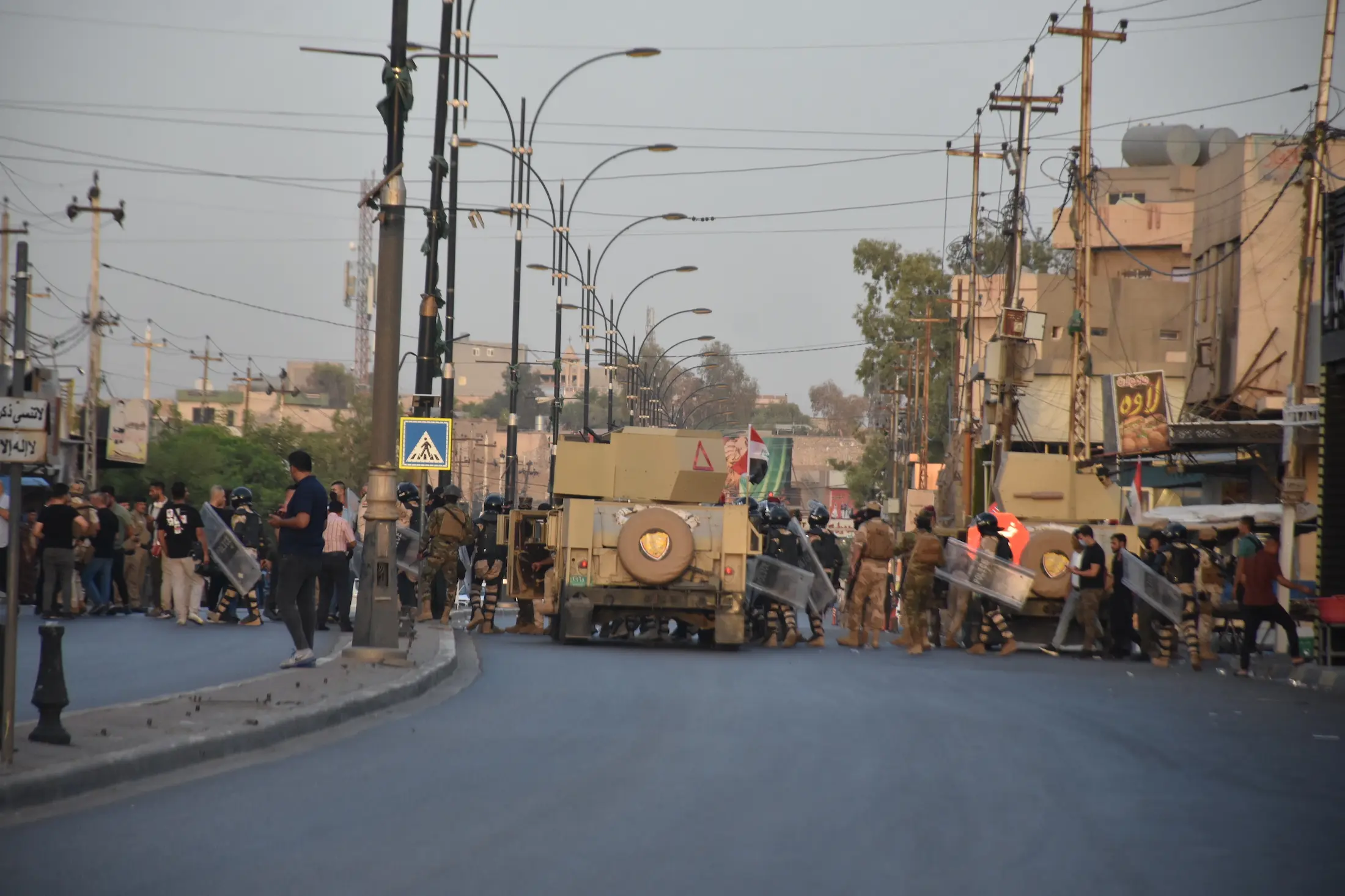 قوات أمن عراقية قرب قلعة كركوك في كركوك، العراق، 7 سبتمبر/أيلول 2023