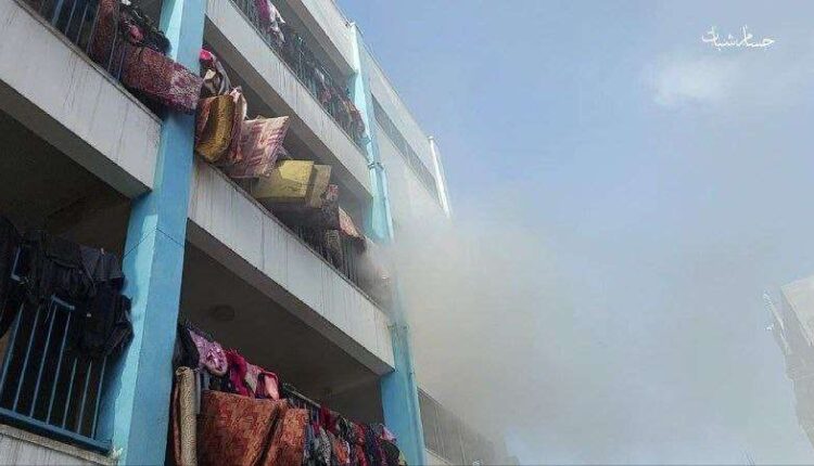 مدارس اتخذها عشرات آلاف النازحين ملاجئ إيواء في قطاع غزة