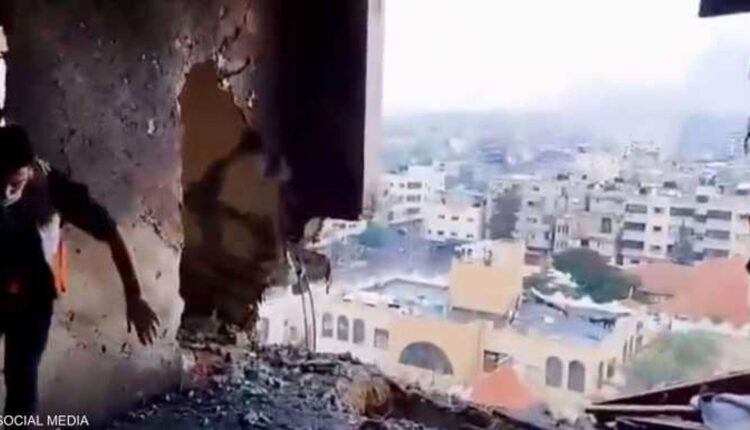 قصف مقر الهلال الأحمر في خان يونس