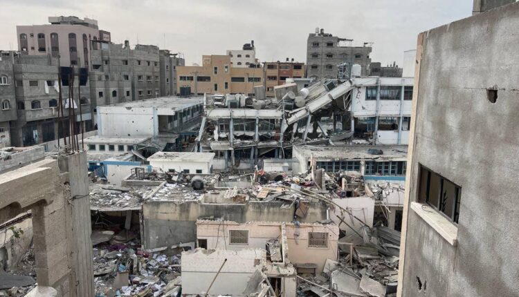 الدمار الذي لحق بقطاع غزة بسبب الحرب التي يشنها الجيش الإسرائيلي هناك