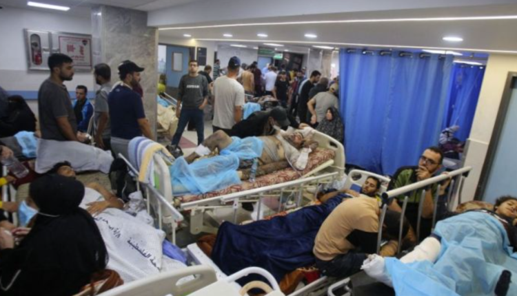 صورة من أحد مستشفيات قطاع غزة ومعاناة المدنيين الجرحى بسبب العدوان القائم من الجيش الإسرائيلي