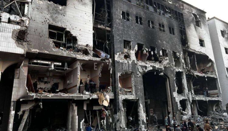 الأورومتوسطي: مستشفى الشفاء يسجل إحدى أكبر المذابح في التاريخ الفلسطيني