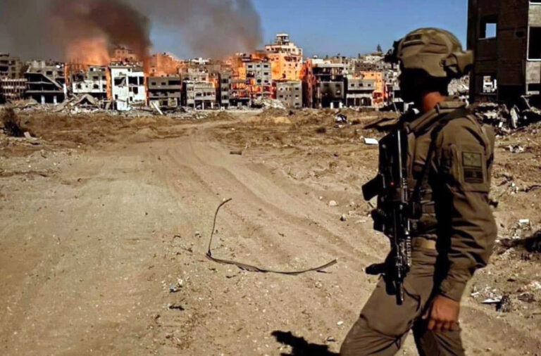 gaza north israeli soldier