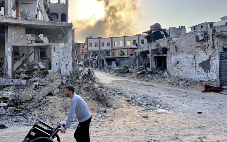 northern gaza bombardment