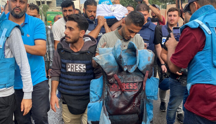 الصحفيين الجرحى في غزة