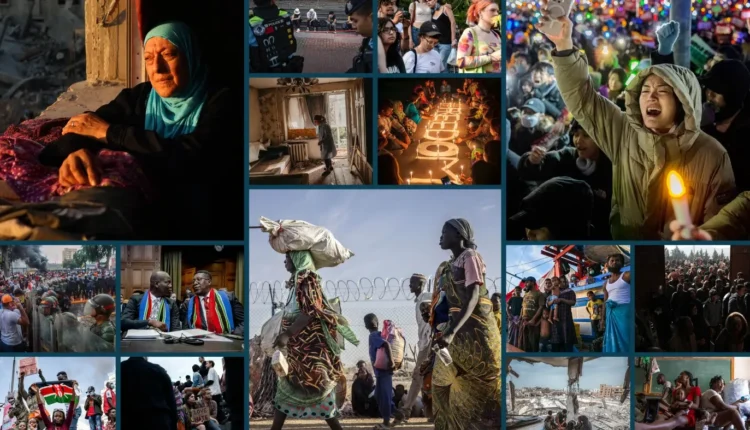 التقرير العالمي 2025" يغطي القمع، والأزمات، والنزاعات حول العالم