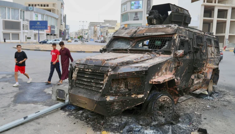 اشتباكات الميليشيات في طرابلس