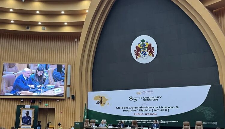 اللجنة الأفريقية لحقوق الإنسان والشعوب