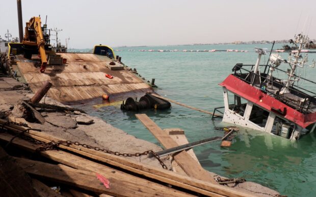 202609mena yemen Port of Mokha sunken vessel