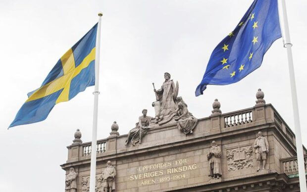 201901europe sweden riksdag flag